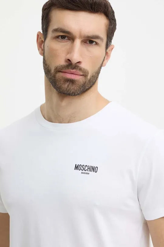 biały Moschino Underwear t-shirt plażowy