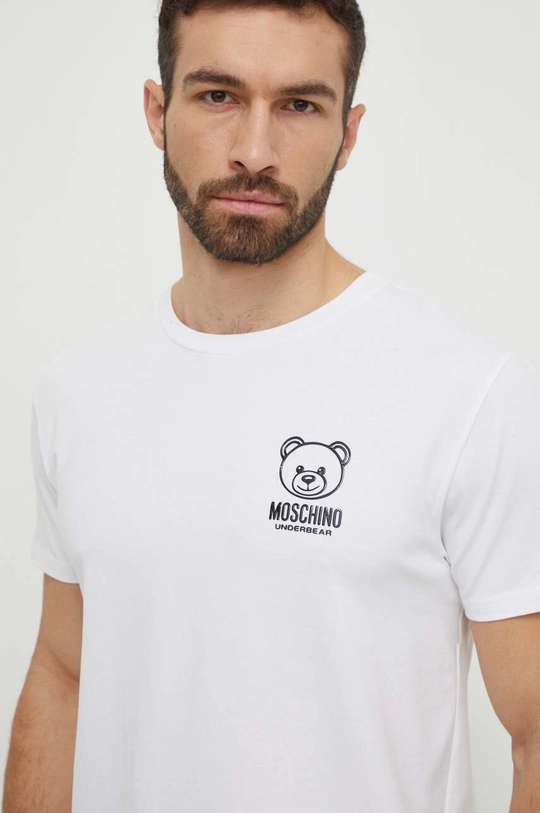 biały Moschino Underwear t-shirt lounge Męski