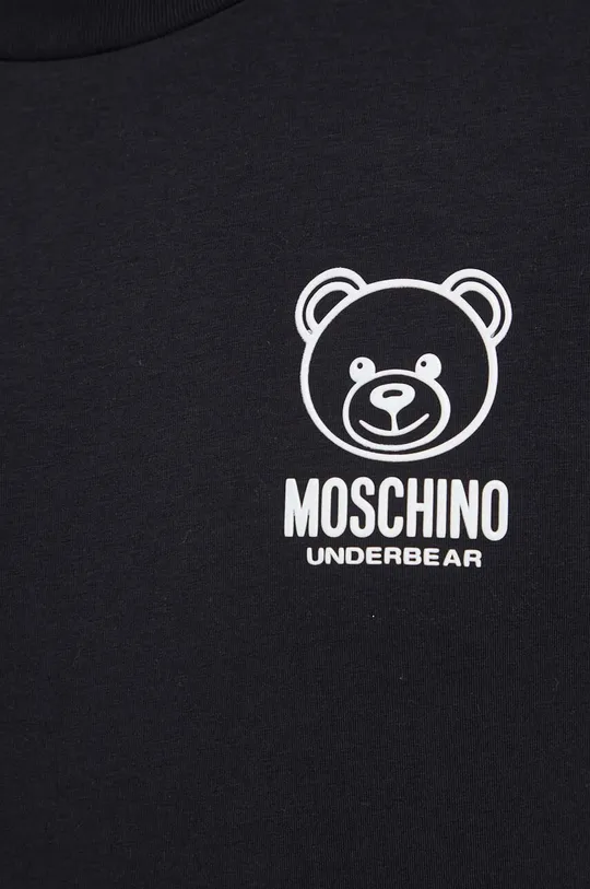 fekete Moschino Underwear póló otthoni viseletre