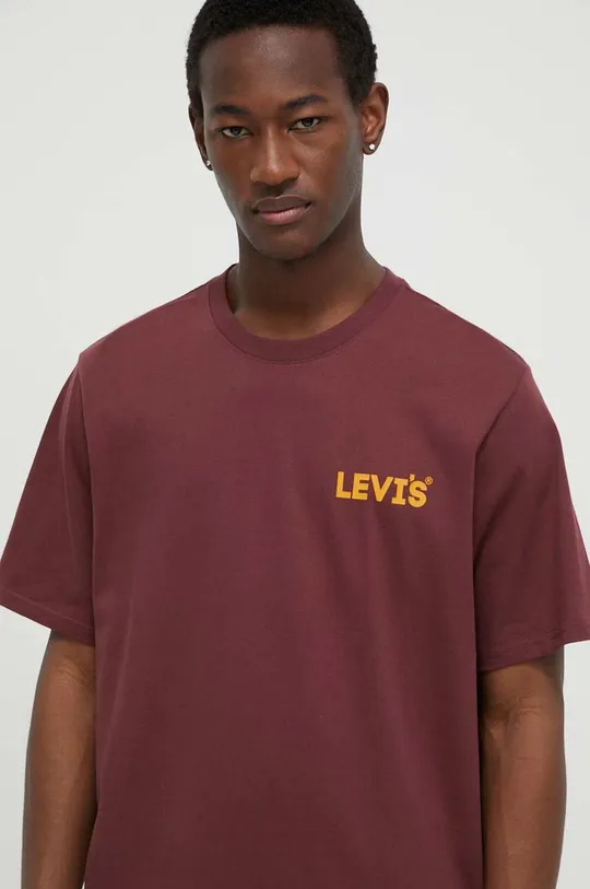 bordo Pamučna majica Levi's