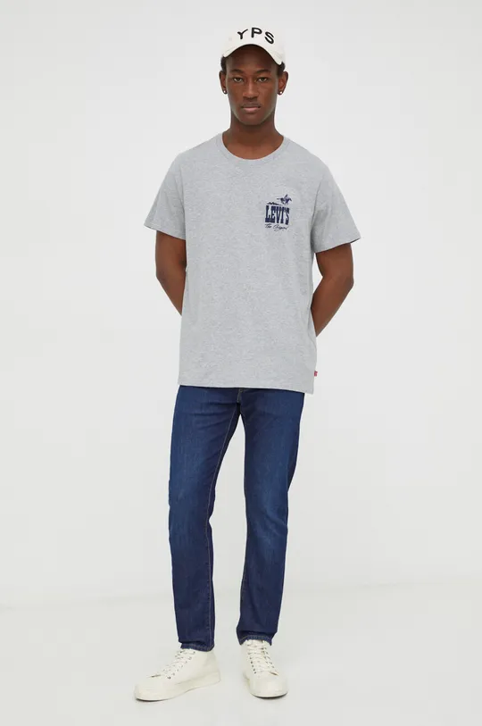 Levi's t-shirt in cotone grigio
