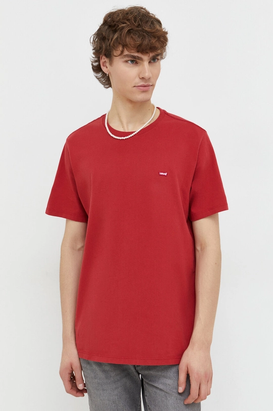 rosso Levi's t-shirt in cotone Uomo