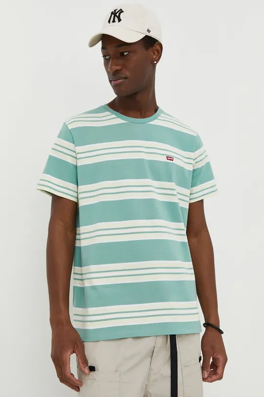 verde Levi's t-shirt in cotone Uomo