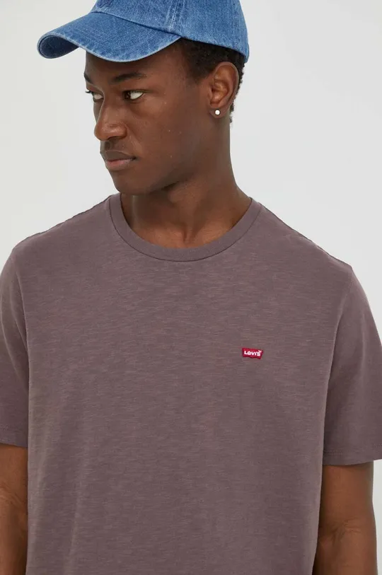 marrone Levi's t-shirt in cotone Uomo