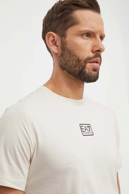 Βαμβακερό μπλουζάκι EA7 Emporio Armani 100% Βαμβάκι