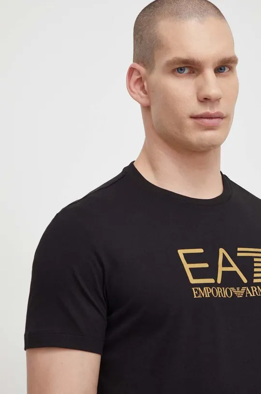 Βαμβακερό μπλουζάκι EA7 Emporio Armani 100% Βαμβάκι