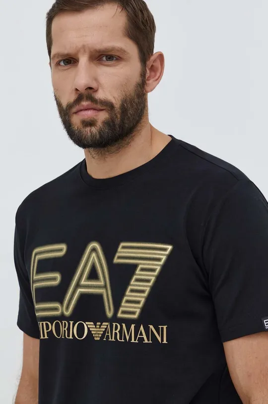 črna Kratka majica EA7 Emporio Armani