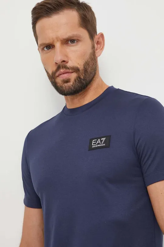 mornarsko modra Kratka majica EA7 Emporio Armani
