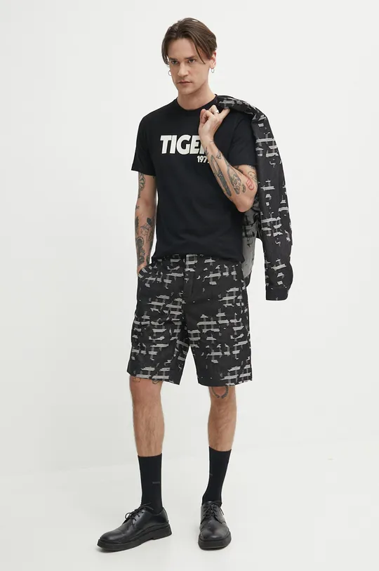 Tiger Of Sweden t-shirt in cotone Dillan nero