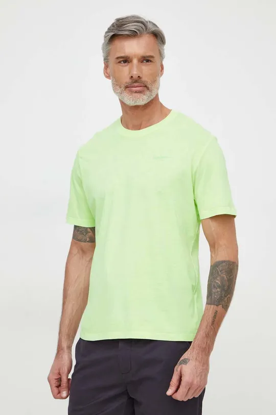 zelena Bombažna kratka majica Pepe Jeans Jacko Moški