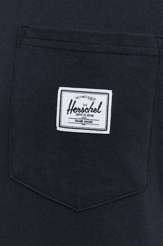 Bombažna kratka majica Herschel Moški