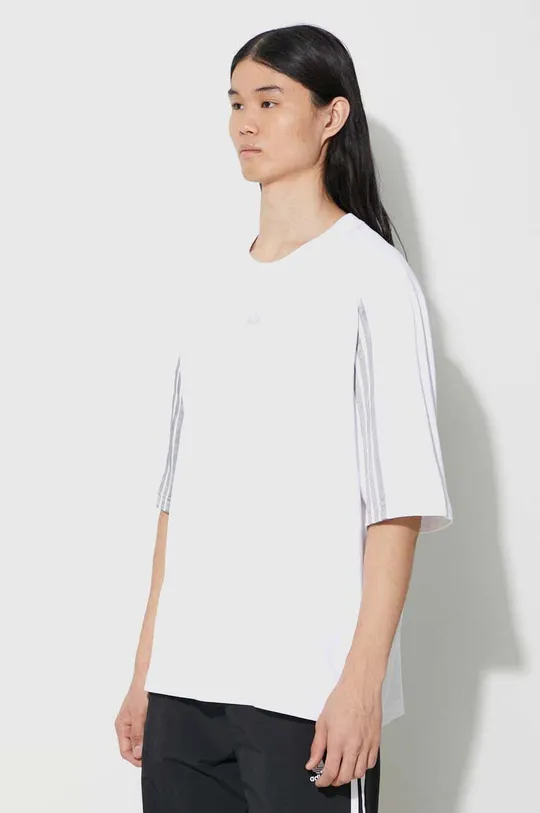 white adidas Originals cotton t-shirt Fashion Raglan Cutline