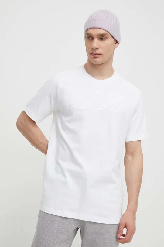 Хлопковая футболка adidas Originals Fashion Graphic белый