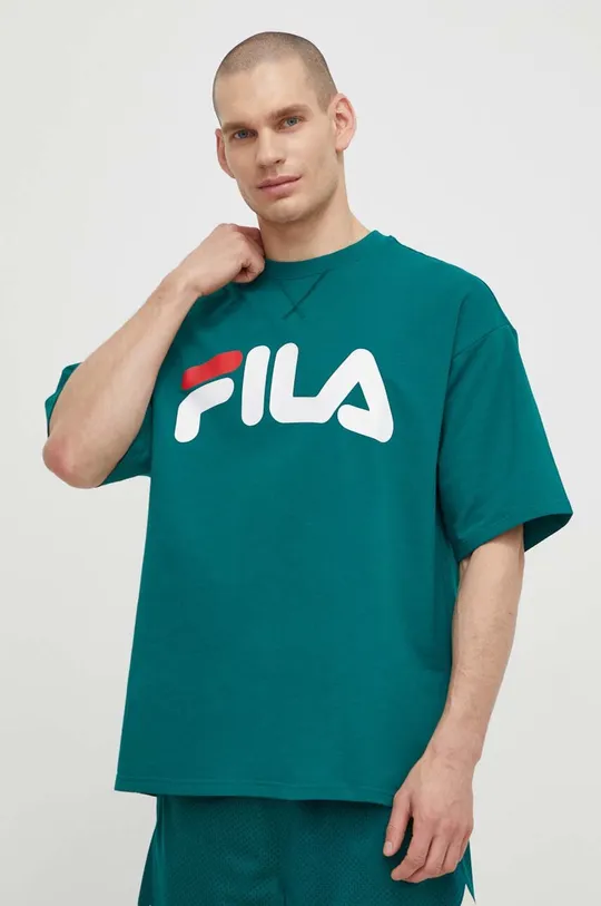 zielony Fila t-shirt Lowell