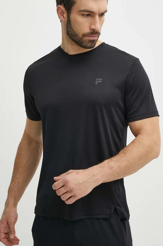 μαύρο Μπλουζάκι για τρέξιμο Fila Thionville Ανδρικά