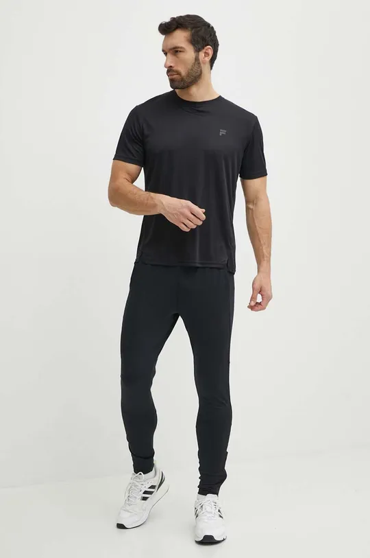 Majica kratkih rukava za trčanje Fila Thionville crna