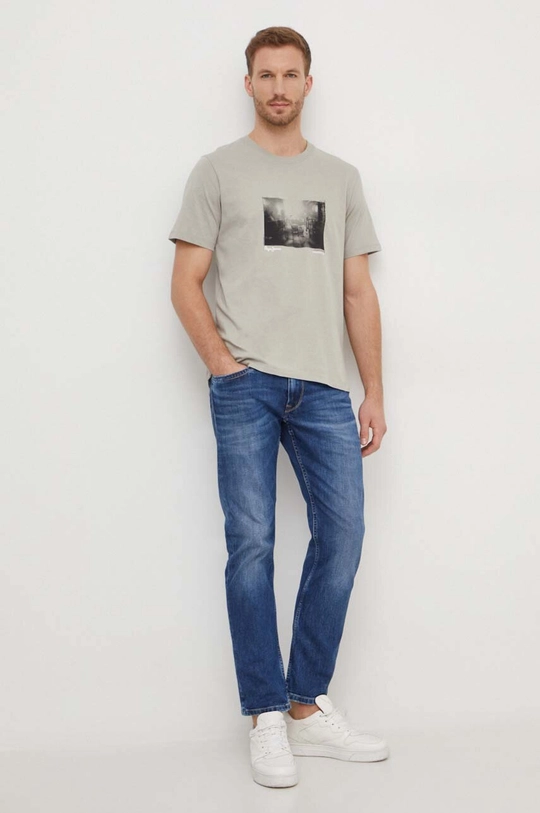 Pepe Jeans t-shirt bawełniany Clark zielony