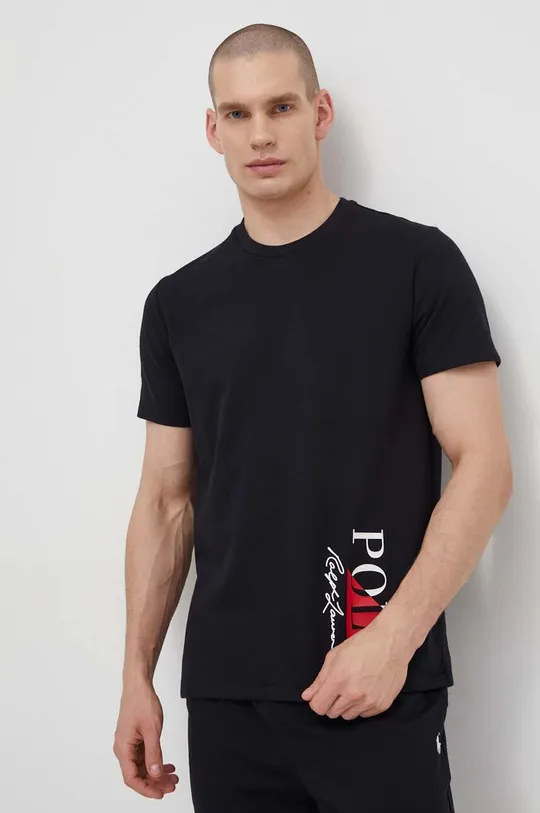 czarny Polo Ralph Lauren t-shirt Męski