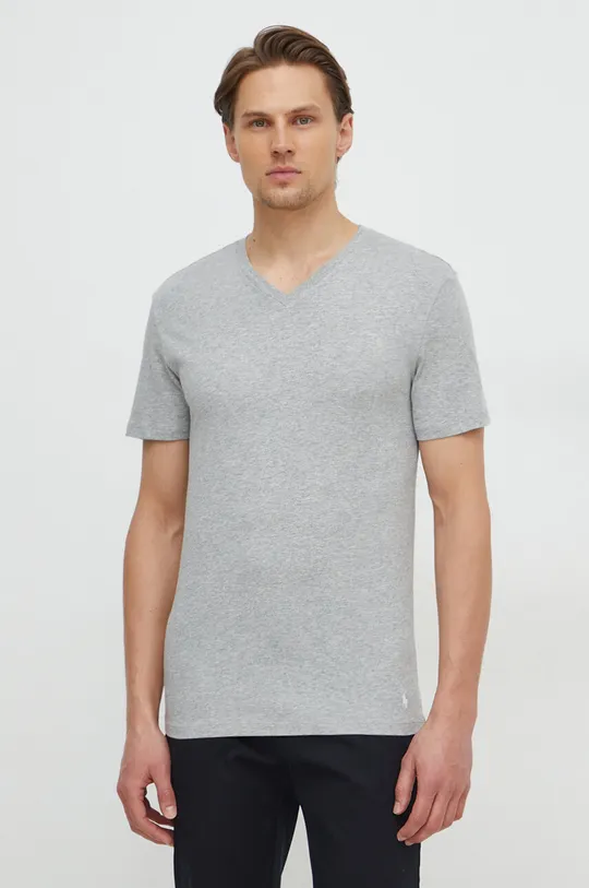 Polo Ralph Lauren t-shirt in cotone pacco da 3 multicolore