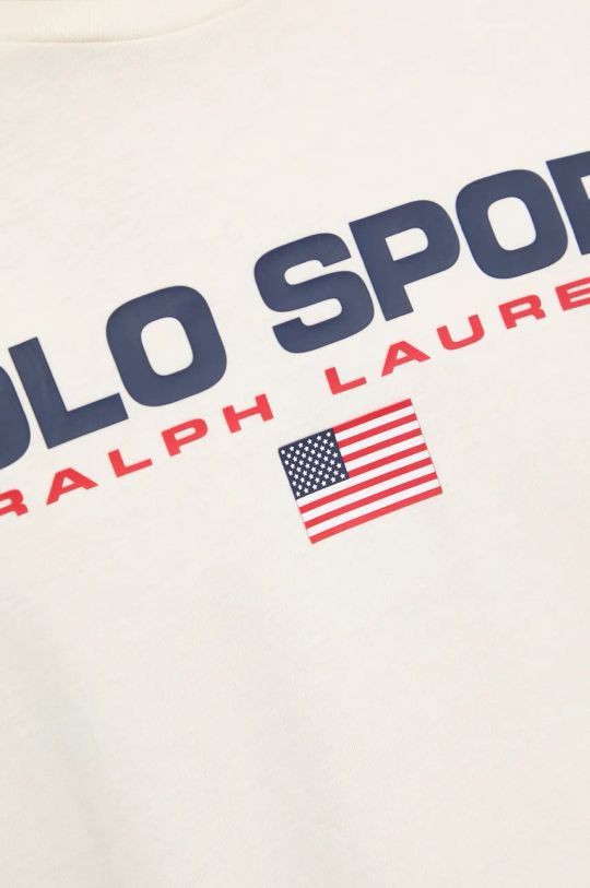 Bavlněné tričko Polo Ralph Lauren 710750444 béžová