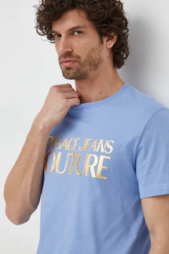 blu Versace Jeans Couture t-shirt in cotone Uomo