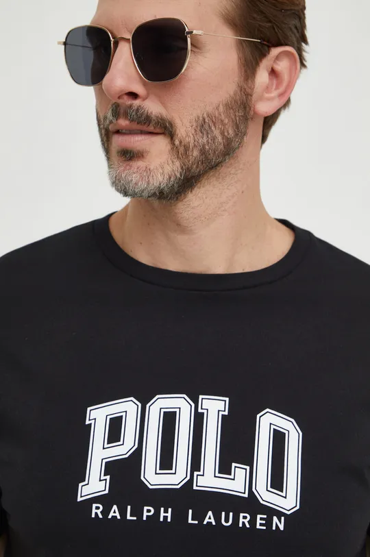 crna Pamučna majica Polo Ralph Lauren