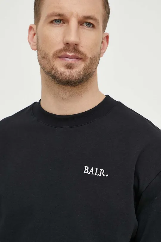 чёрный Хлопковая футболка BALR.