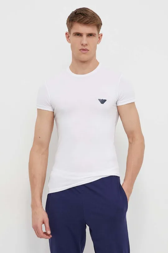 biały Emporio Armani Underwear t-shirt lounge