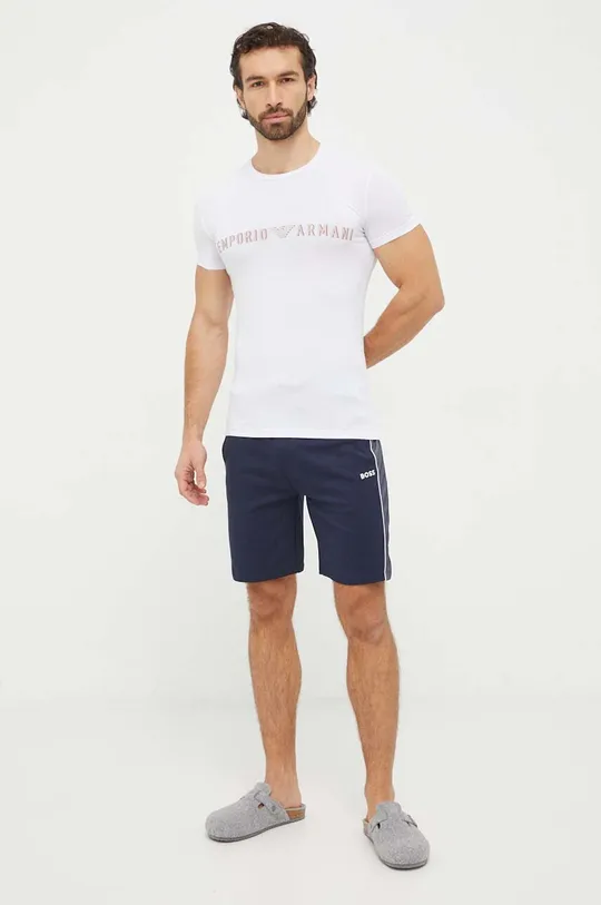 Μπλουζάκι lounge Emporio Armani Underwear λευκό