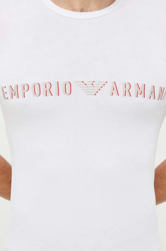 fehér Emporio Armani Underwear póló otthoni viseletre