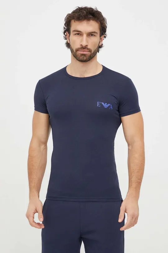 mornarsko modra Majica lounge Emporio Armani Underwear 2-pack
