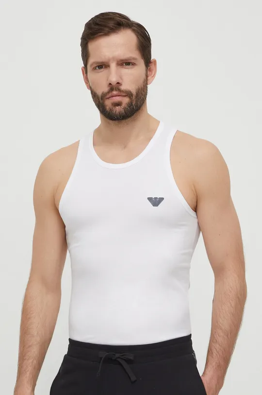 fehér Emporio Armani Underwear top otthoni viseletre