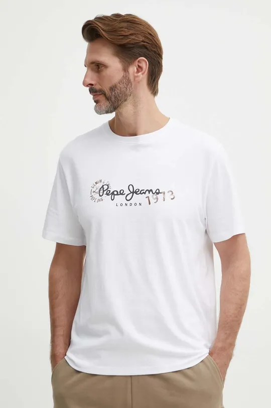 biały Pepe Jeans t-shirt CAMILLE