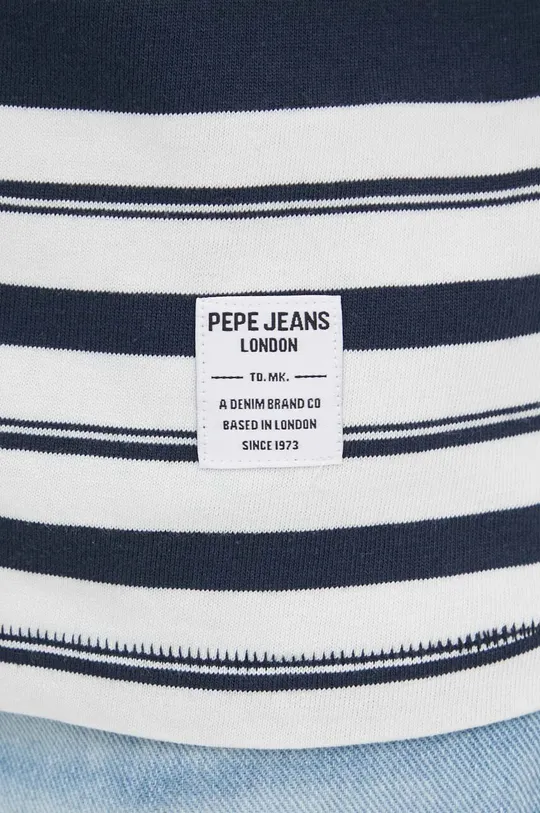 темно-синій Бавовняна футболка Pepe Jeans CABO
