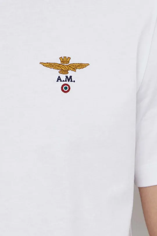 Хлопковая футболка Aeronautica Militare Мужской