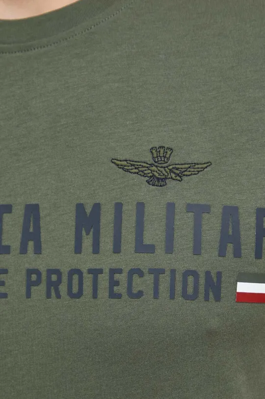 Βαμβακερό μπλουζάκι Aeronautica Militare Ανδρικά