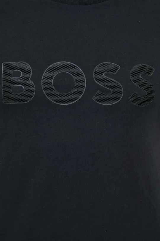 Βαμβακερό μπλουζάκι Boss Green Ανδρικά