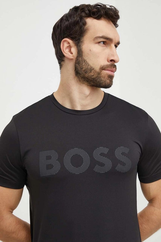 Boss Green t-shirt 92 % Poliester z recyklingu, 8 % Elastan