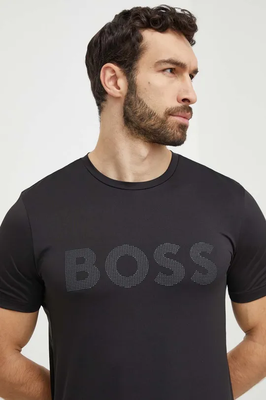 Boss Green t-shirt 92 % Poliester z recyklingu, 8 % Elastan