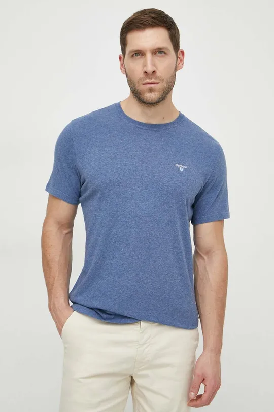 Barbour t-shirt in cotone blu