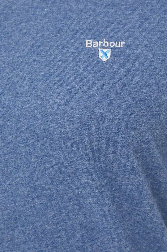 kék Barbour pamut póló