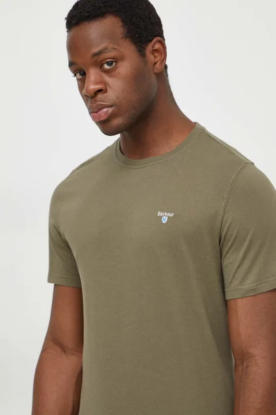 verde Barbour t-shirt in cotone Uomo