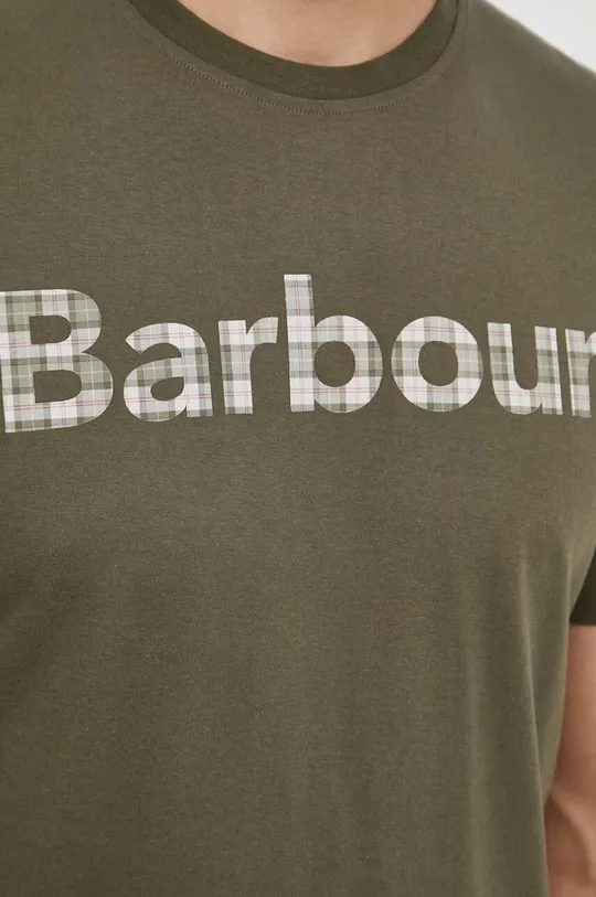 Barbour t-shirt bawełniany Męski