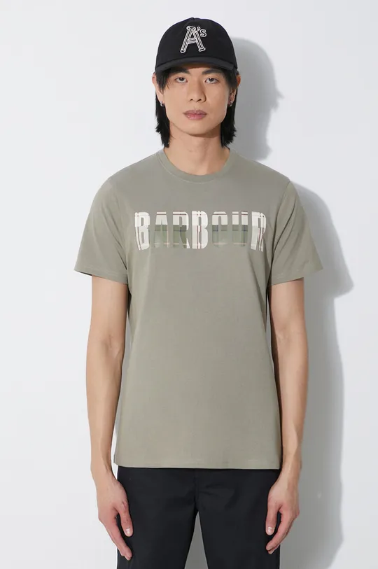 green Barbour cotton t-shirt Men’s