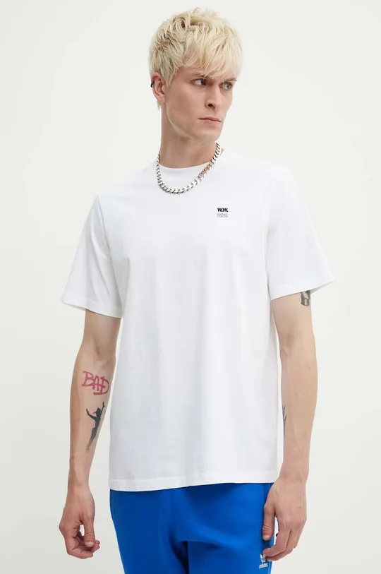 white Wood Wood cotton t-shirt Bobby Double Logo Men’s