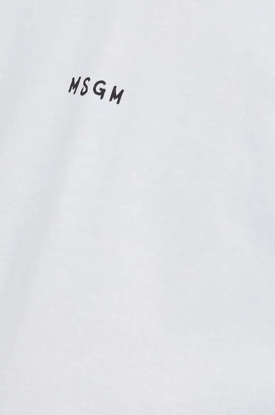 Βαμβακερό μπλουζάκι MSGM Ανδρικά