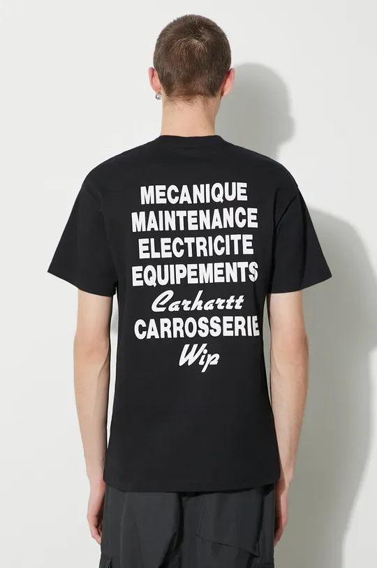 Carhartt WIP tricou din bumbac S/S Mechanics T-Shirt negru