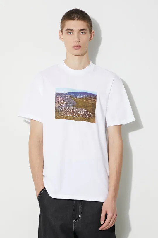 Carhartt WIP t-shirt bawełniany S/S Earth Magic T-Shirt biały