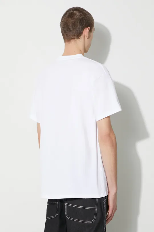 white Carhartt WIP cotton t-shirt S/S Earth Magic T-Shirt