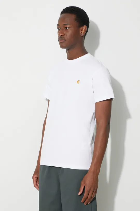 biela Bavlnené tričko Carhartt WIP S/S Chase T-Shirt